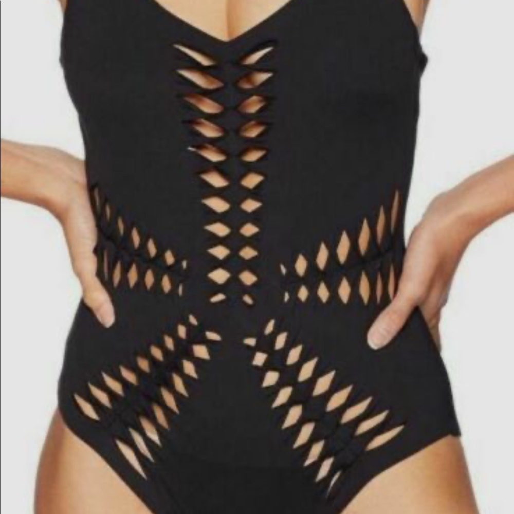 Becca black origami one piece